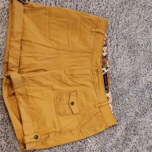 One Teaspoon Mustard Cargo Shorts